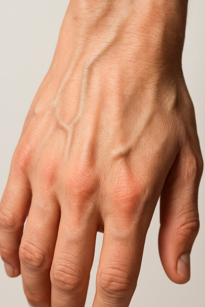 손등 혈관 튀어나옴 병원