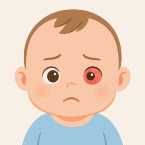 아기 눈 충혈