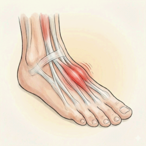 발등 힘줄염