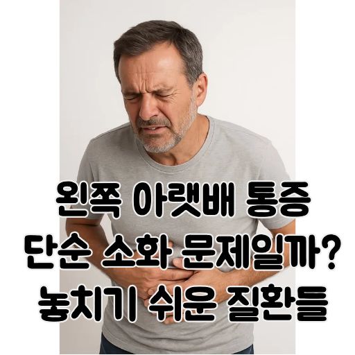 왼쪽 아랫배 통증 썸네일 이미지