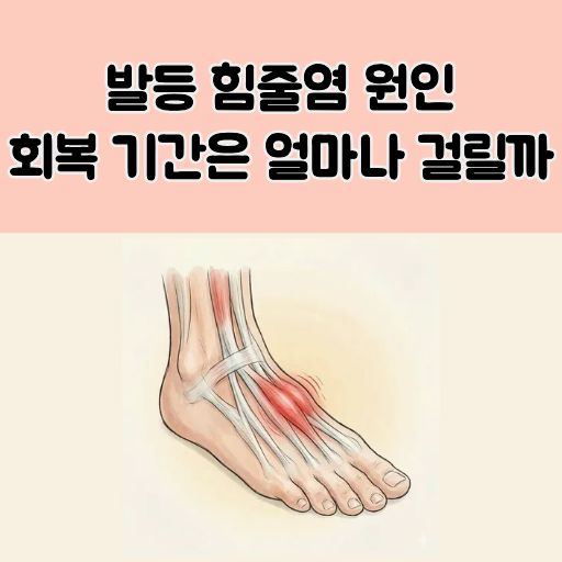 발등 힘줄염 썸네일 이미지